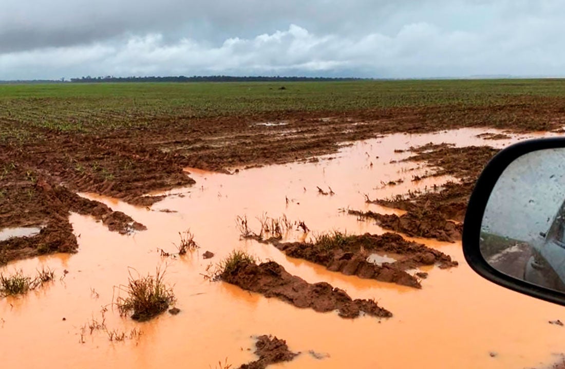 Chove mais que o dobro em Sorriso e meteorologista cita tendência de pouco sol nos próximos dias