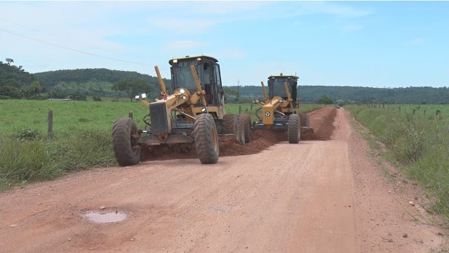 Patrolamento, cascalhamento, rebaixamento de serras, reabertura, pontes e bueiros estão acelerados em Guarantã do Norte