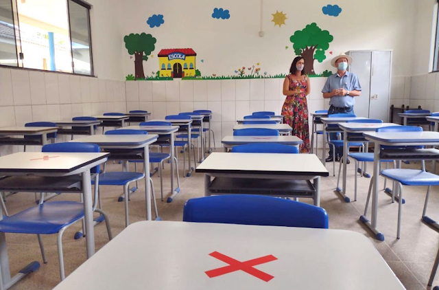 Secretaria decide que 17 mil alunos da rede municipal voltam para escolas de forma escalonada em Sinop