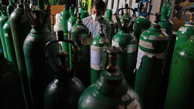 Saúde aponta que sete estados têm maior dificuldade em manter estoques de oxigênio