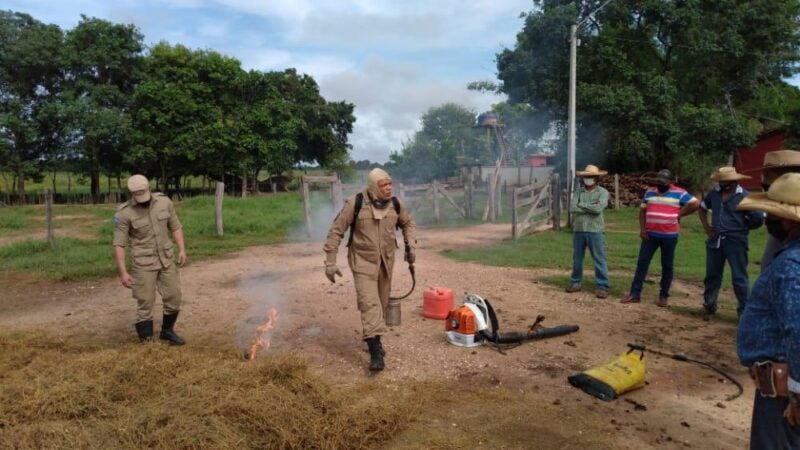 Pantaneiros participam de capacitação de enfrentamento aos incêndios florestais