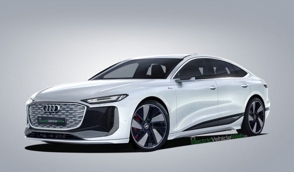 Projeção: Audi A6 e-tron em versão de produção