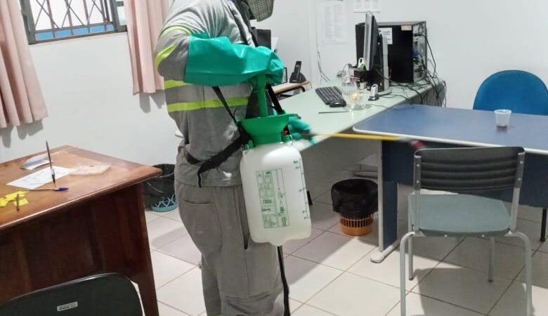 Águas de Guarantã realiza desinfecção biológica em unidades públicas do município