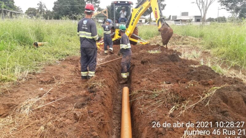 Águas de Matupá inicia obras de interligação da rede de esgoto no bairro União
