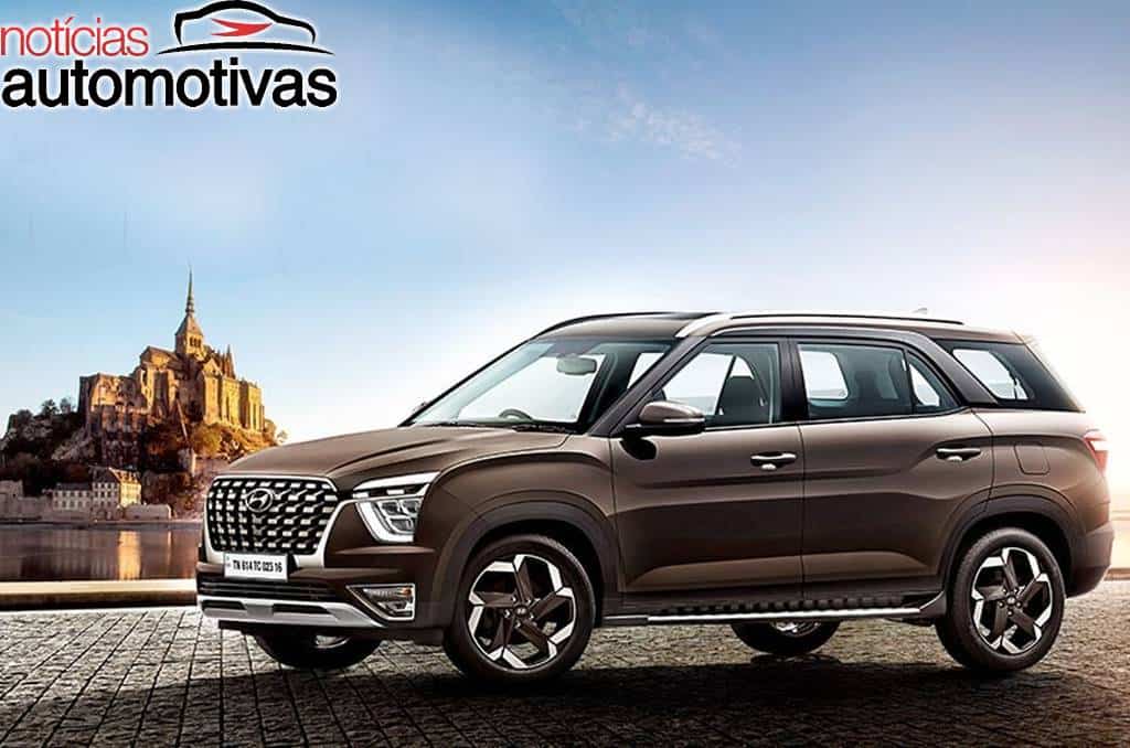 Hyundai Alcazar tem primeiras imagens oficiais reveladas