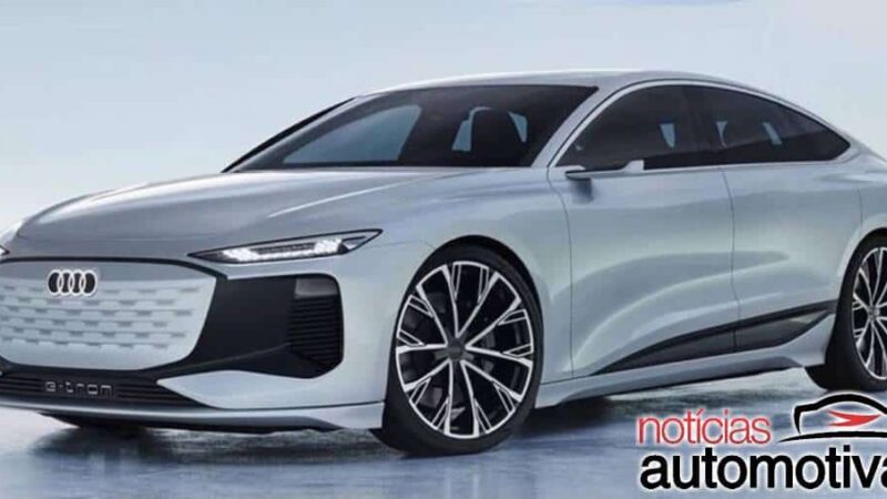 Audi A6 e-tron Concept aparece não oficialmente antes de Xangai