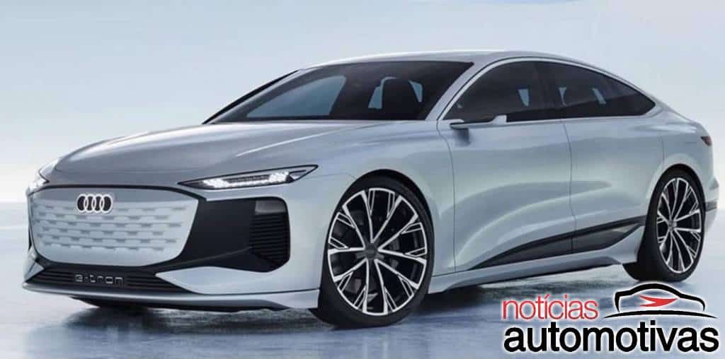 Audi A6 e-tron Concept aparece não oficialmente antes de Xangai