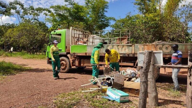 Ação na Comunidade São Jerônimo recolhe 1 tonelada de resíduos recicláveis
