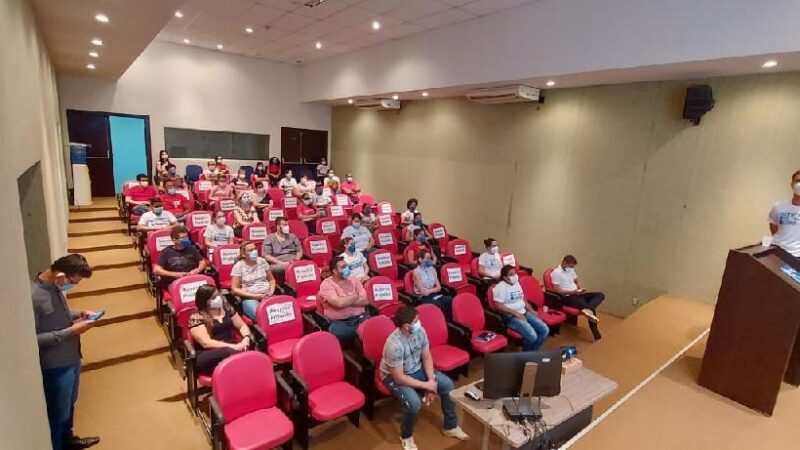 Trabalhadores do Centro de Triagem Covid-19 passam por capacitação