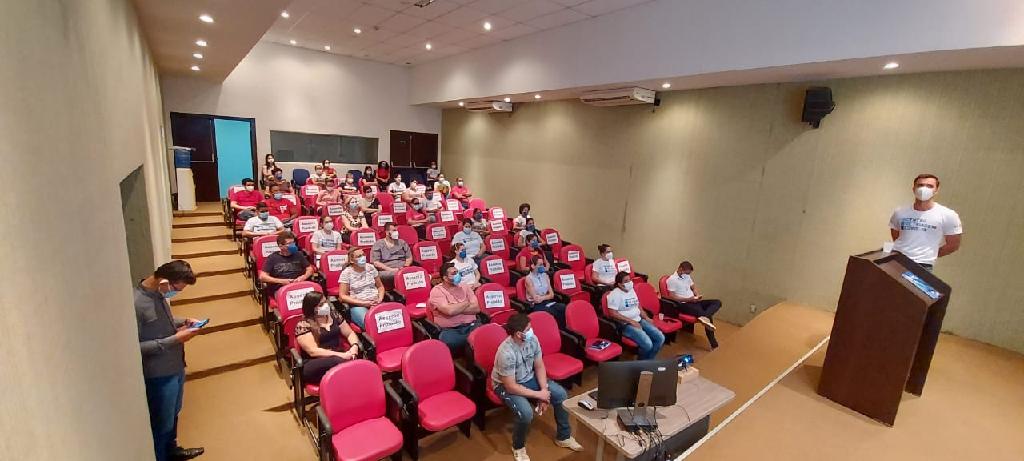 Trabalhadores do Centro de Triagem Covid-19 passam por capacitação