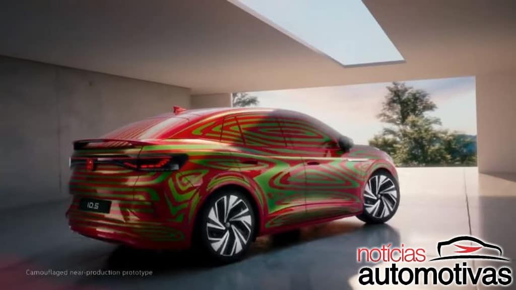 Volkswagen ID.5 aparece em teaser e terá versão esportiva GTX