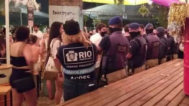 Prefeitura do Rio fecha festa com mais de 100 pessoas na madrugada de domingo