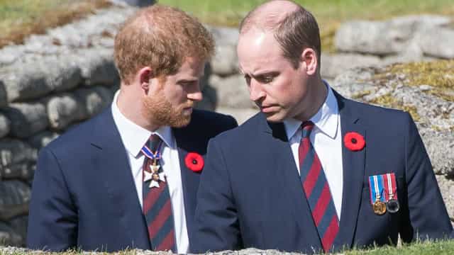 Príncipes Harry e William caminharão separadamente em cortejo fúnebre do avô