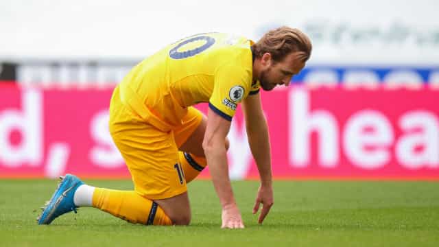 Kane faz 2 gols, mas Tottenham só empata com o Newcastle pelo Inglês
