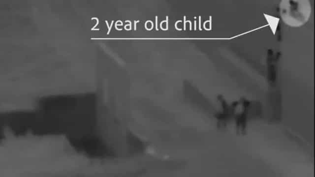 Criança de dois anos é filmada sendo jogada de muro na fronteira dos EUA