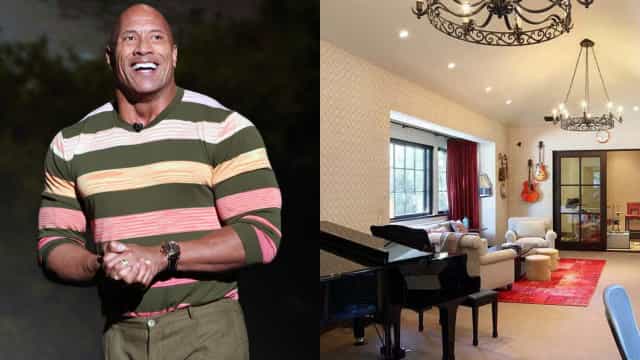 Entre dentro da nova mansão de Dwayne Johnson em Beverly Hills