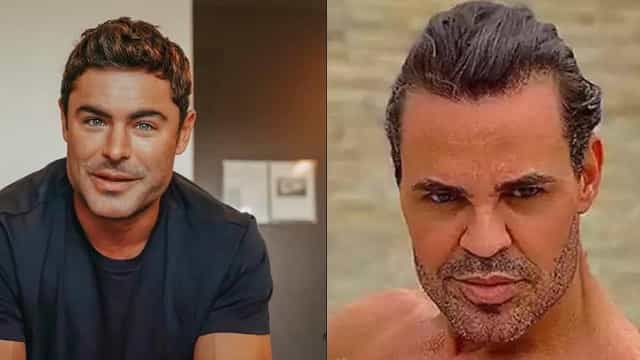 Zac Efron é comparado ao cantor Eduardo Costa por fãs brasileiros