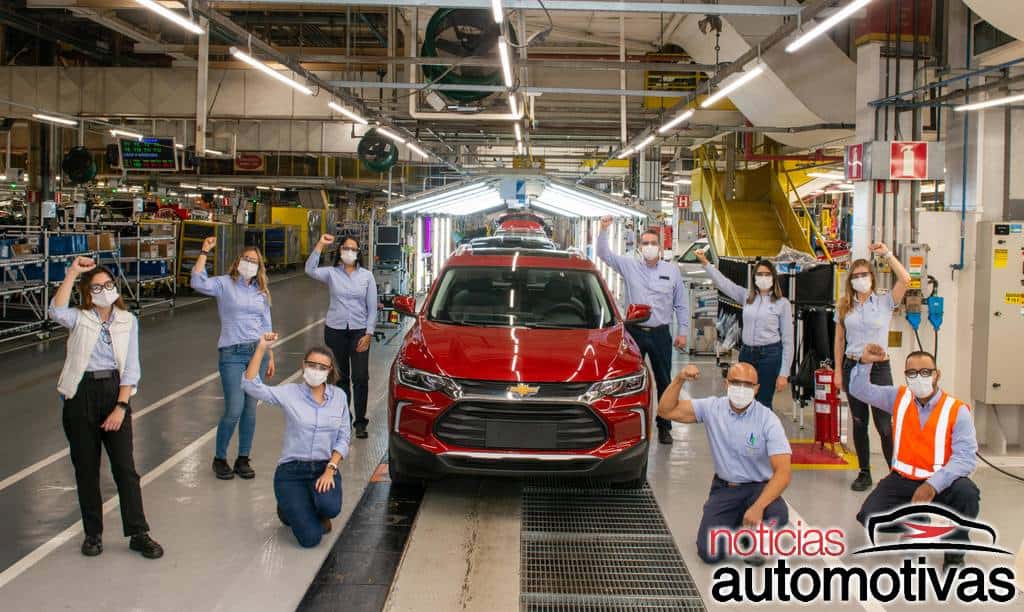 Chevrolet Tracker alcança 100.000 unidades produzidas no Brasil