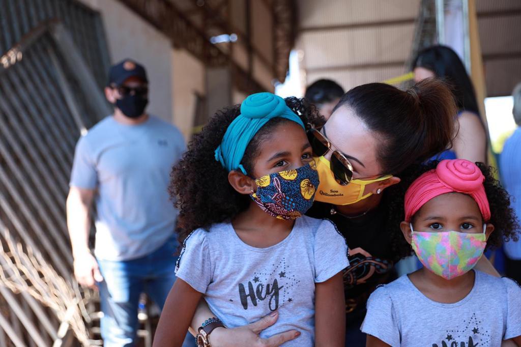 Primeira-dama atende comunidades quilombolas da região de Vila Bela da Santíssima Trindade