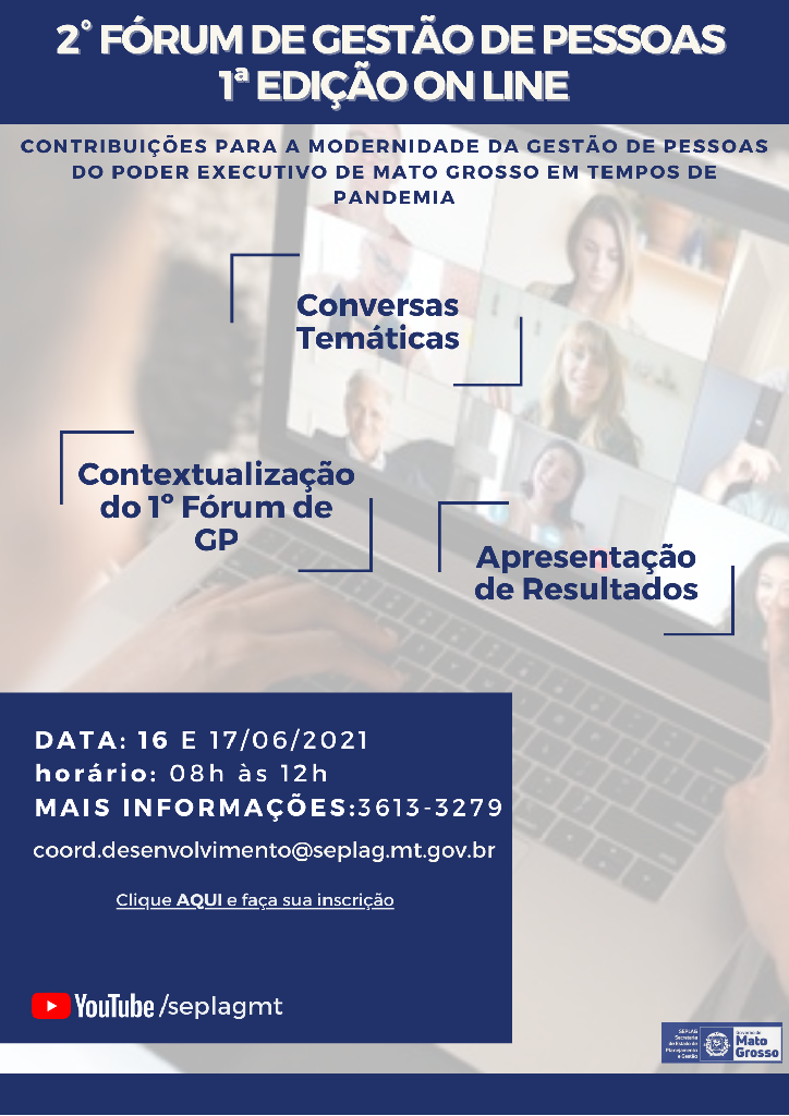 Inscrições para o 2º Fórum Estadual de Gestão de Pessoas estão abertas