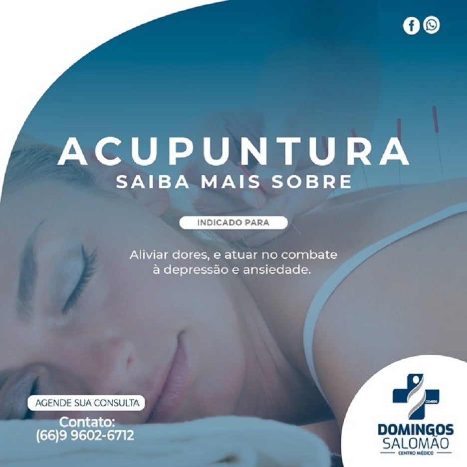 Acupuntura alivia dores e combate a depressão e ansiedade; Centro Médico Domingos Salomão