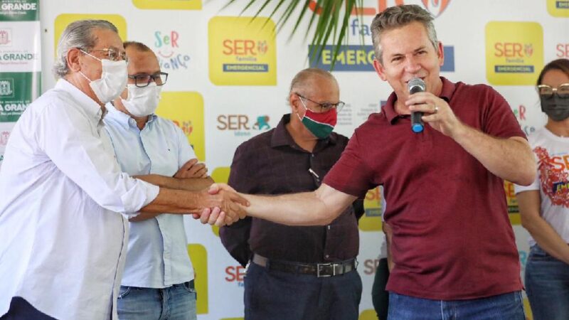 “Agora poderemos ajudar 100 mil famílias por mais tempo”, afirma governador após fazer parceria com senador Jayme