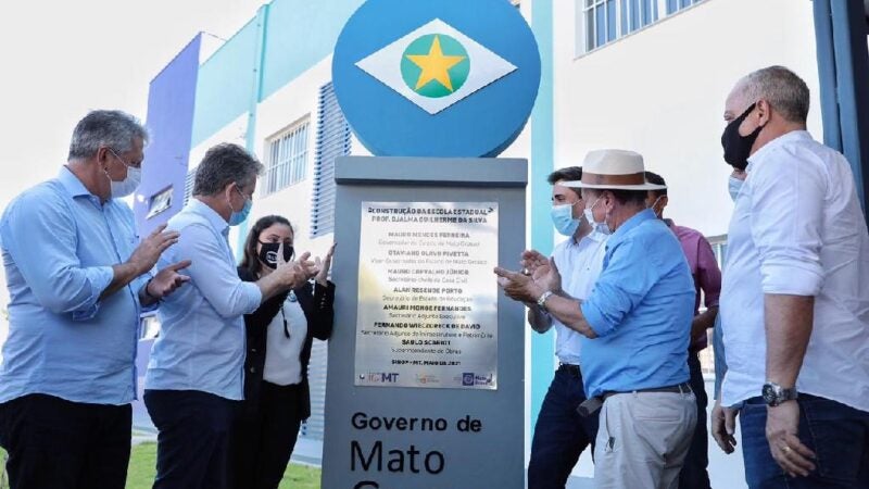 Governador inaugura nova escola em Sinop: “Estamos demonstrando com atitudes nosso compromisso com a Educação”