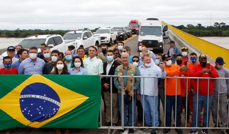Governo federal inaugura ponte e beneficia escoamento de grãos de Mato Grosso