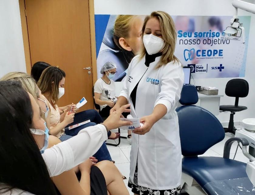 Ceope realiza ação de conscientização sobre higienização correta das mãos