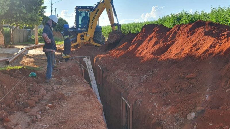 Concessionária inicia obras de ampliação da cobertura de esgotamento sanitário no bairro Cidade Alta em Matupá