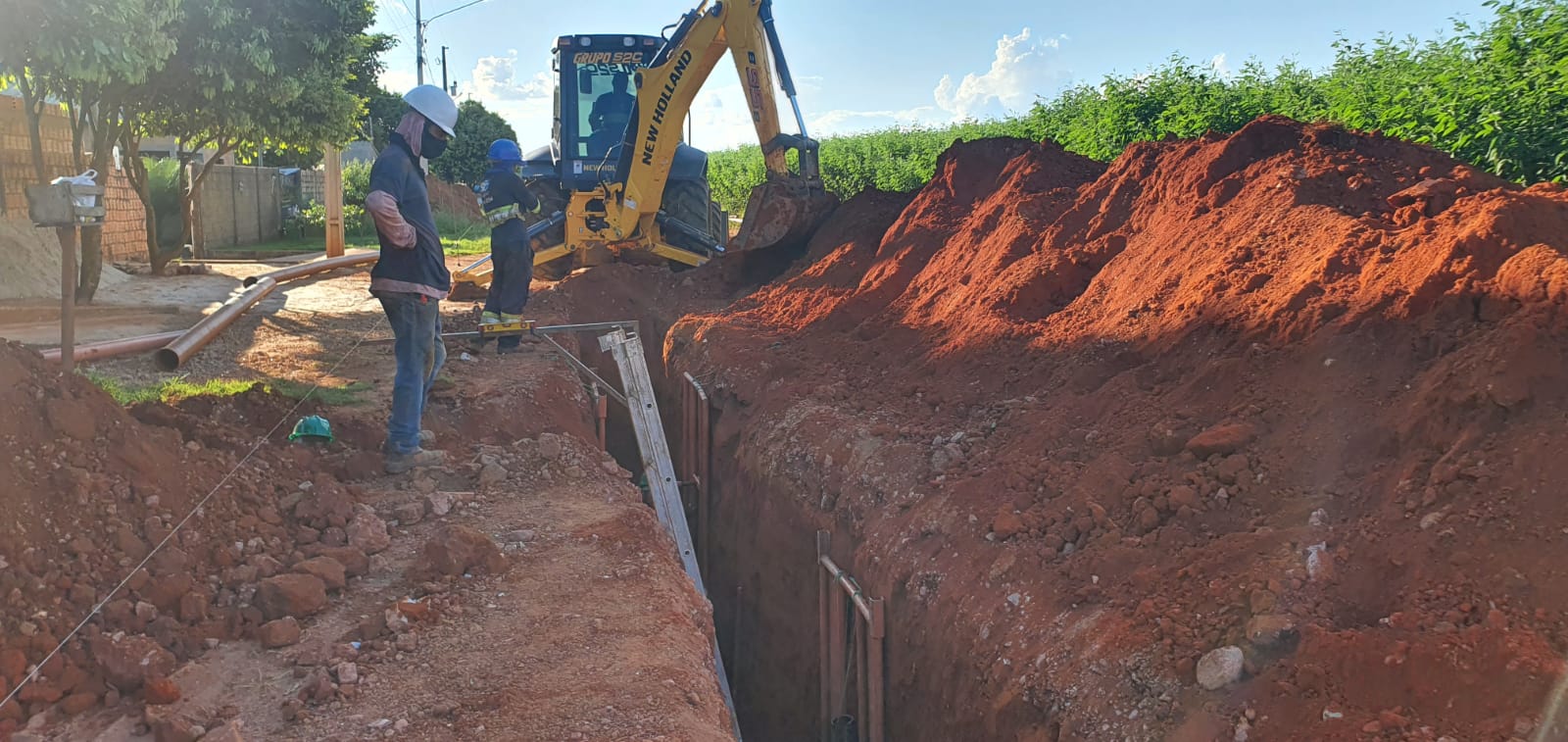Concessionária inicia obras de ampliação da cobertura de esgotamento sanitário no bairro Cidade Alta em Matupá