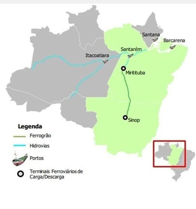 Ferrogrão pode gerar economia de R$ 19 bilhões no custo do frete, avalia secretário de Transportes