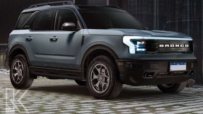 Projeção: Bronco Sport Lightning seria proposta elétrica do SUV