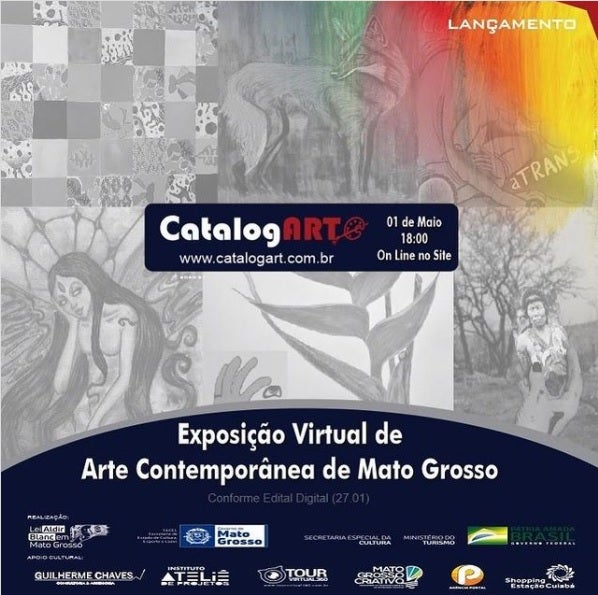 Exposição conta com participação de estandartes e novos nomes da cultura mato-grossense