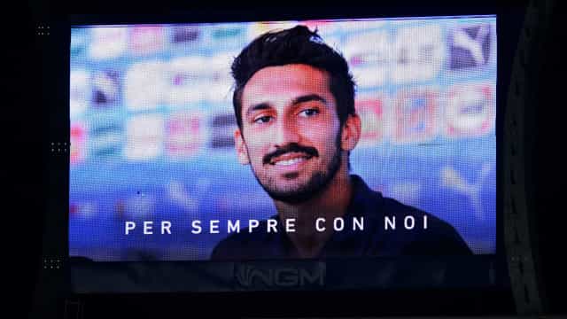 Justiça italiana condena médico a um ano de prisão por morte de Davide Astori