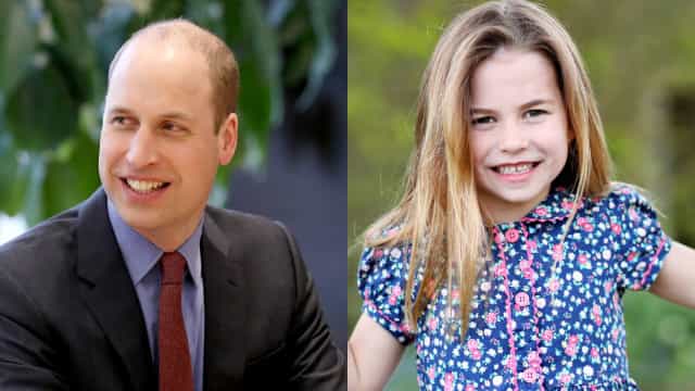 Príncipe William diz que a filha Charlotte diz que já tem 16 anos