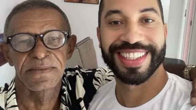 Gil do Vigor comemora reencontro com pai 15 anos após afastamento: ‘Te amo’