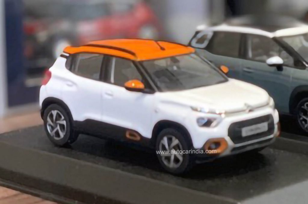 Novo Citroën C3 revelado na Índia através de miniatura