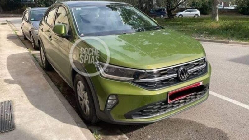 Flagra: VW Taigo é visto na Europa com visual diferente do Nivus
