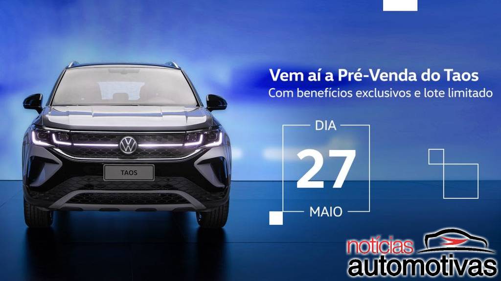 Volkswagen Taos terá pré-venda liberada a partir de 27 de maio