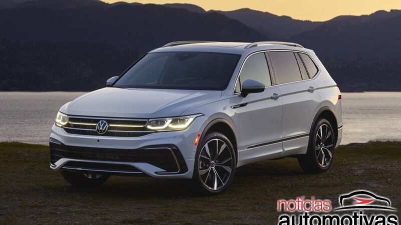 Volkswagen Tiguan Allspace 2022 surge com mudança visual
