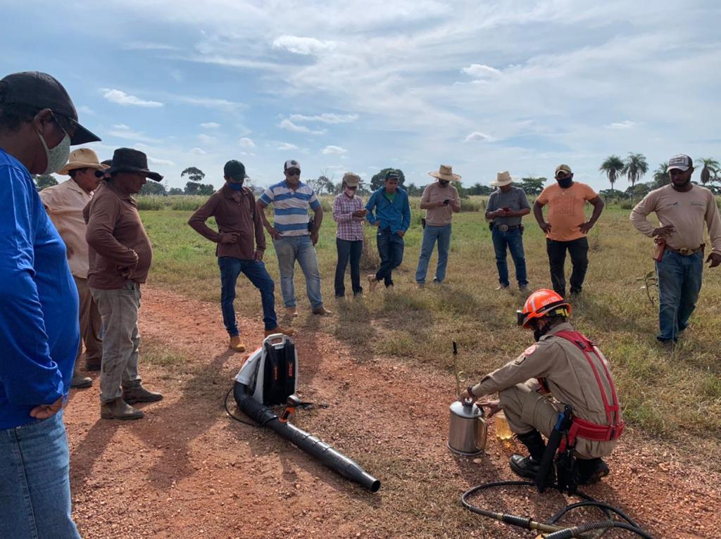 Mais de 100 pantaneiros já foram treinados para atuar no combate aos incêndios florestais