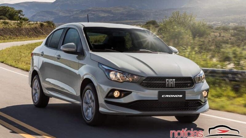 Fiat aumenta preços de Argo e Cronos em junho