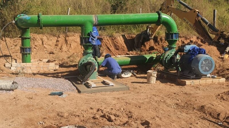 Interligação do booster em Guarantã do Norte é realizado e obra deve ser concluída nos próximos dias