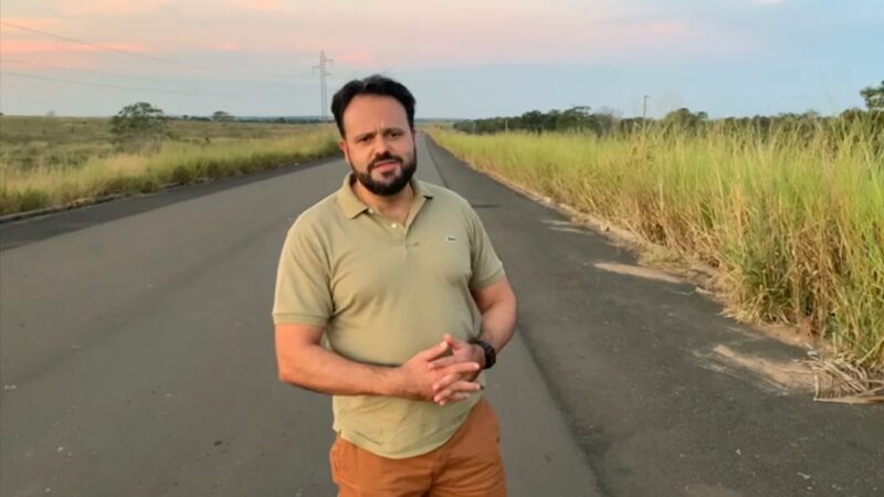 Deputado Claudinei celebra a retomada de obras na MT-100