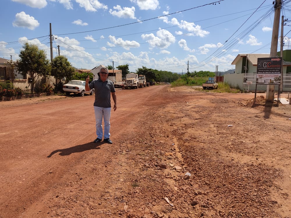 Vereador Zilmar destaca obras no bairro Industrial