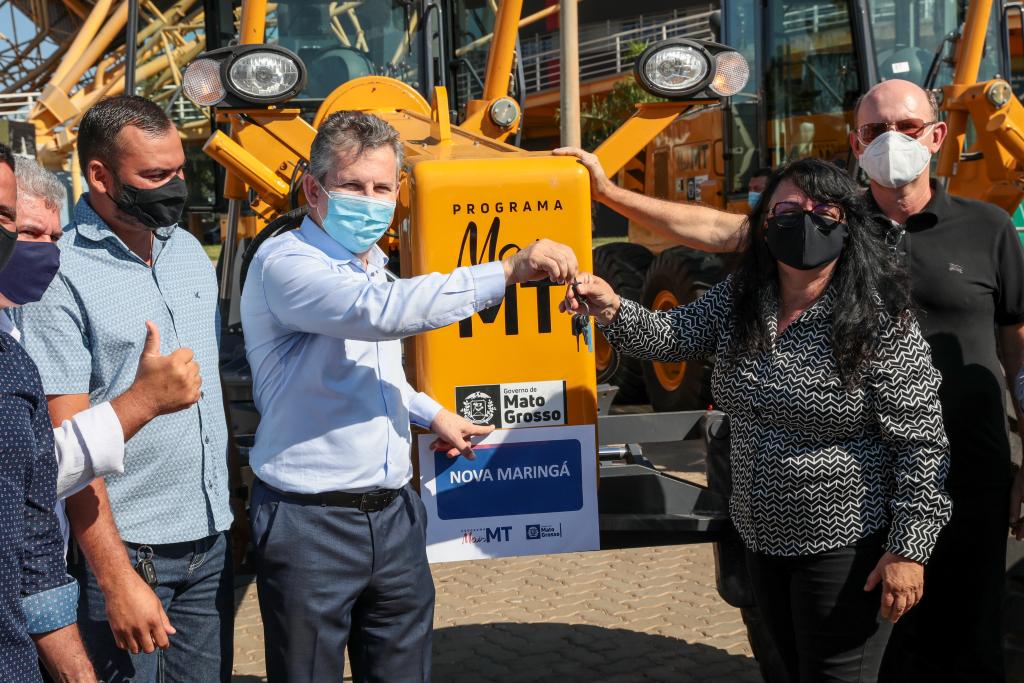 “Este é o trabalho de logística que se espera”, comemora prefeita de município beneficiado com entrega de máquinas e equipamentos