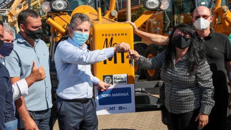“Este é o trabalho de logística que se espera”, comemora prefeita de município beneficiado com entrega de máquinas e equipamentos