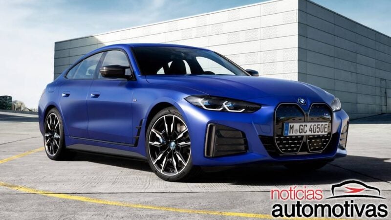 BMW i4 M50 é o primeiro esportivo elétrico da marca alemã