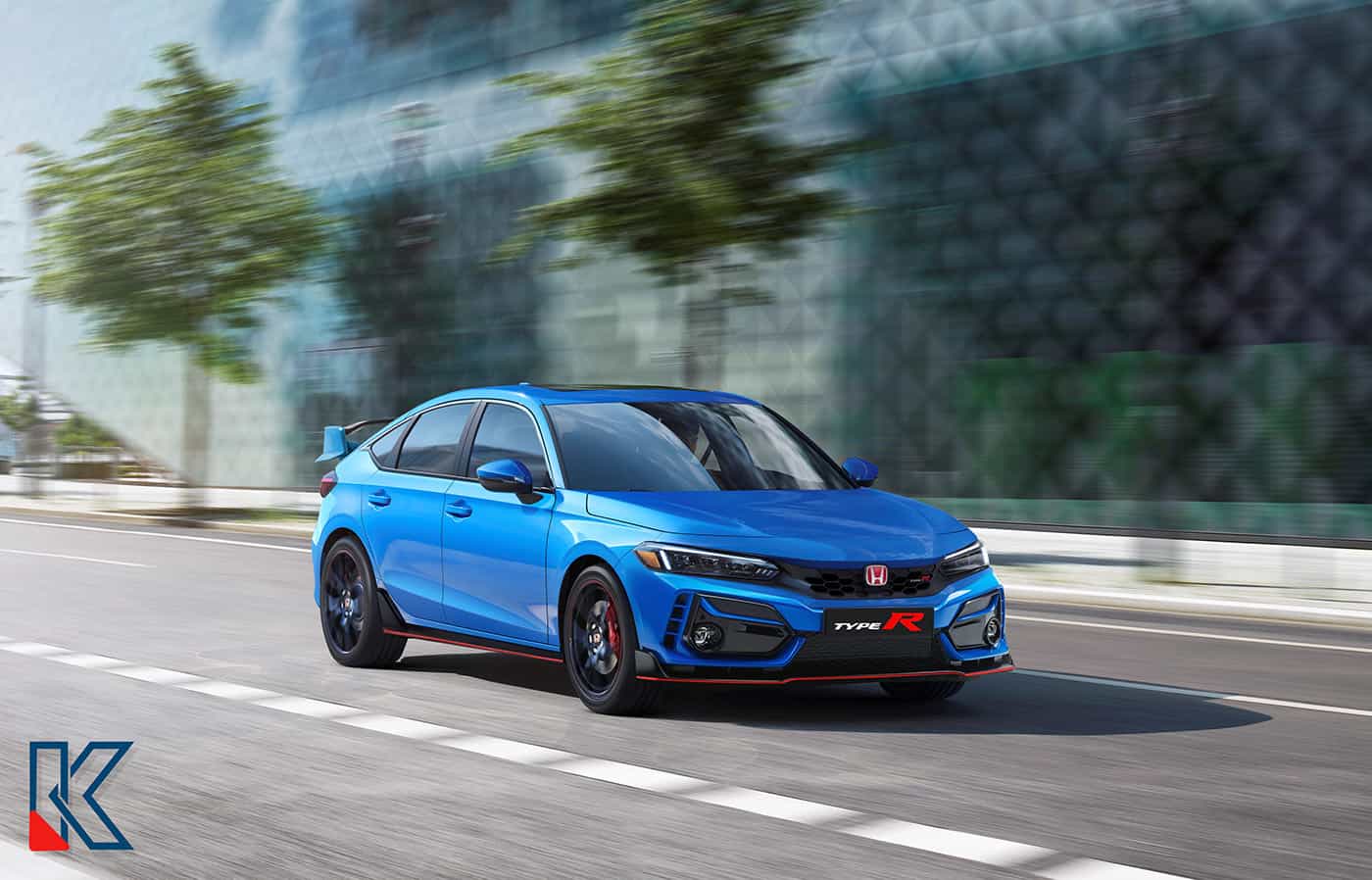 Projeção: Novo Honda Civic Type R 2022 em carroceria hatch